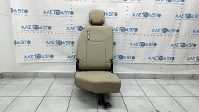 Rear row of seats right 3rd row Toyota Sienna 23-24 beige leather, dry-cleanable, dent
