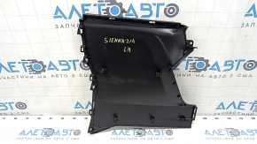 Center console trim side rear left Toyota Sienna 21-25 black