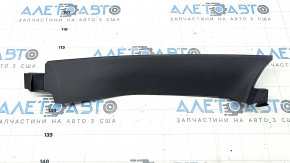 Rear pillar trim behind the window upper left Toyota Sienna 21-25 dark gray