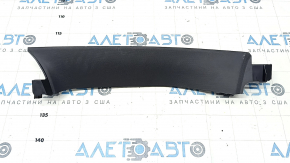 Rear pillar trim behind the window, upper right, Toyota Sienna 21-25, dark gray