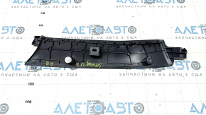 Rear pillar trim behind the window, upper right, Toyota Sienna 21-25, dark gray
