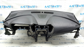 Torpedo front panel without AIRBAG Chevrolet Volt 16 - black, with overlay, for cleaning, scratches