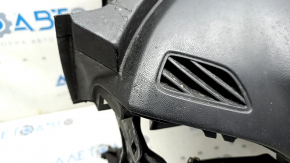 Torpedo front panel without AIRBAG Chevrolet Volt 16 - black, with overlay, for cleaning, scratches