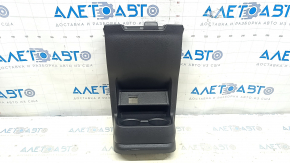 Rear center console trim Toyota Sienna 21-25 black with cup holders, scratches