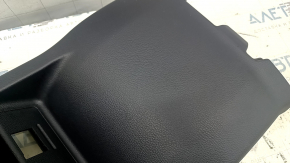 Rear center console trim Toyota Sienna 21-25 black with cup holders, scratches