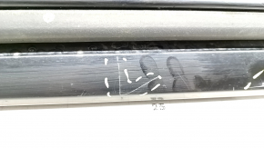 Left threshold Chevrolet Volt 16 - black with gray, with seal, scratches, broken fasteners