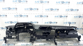 Torpedo front panel with AIRBAG Toyota Sienna 21-24 without projection, black, scratches