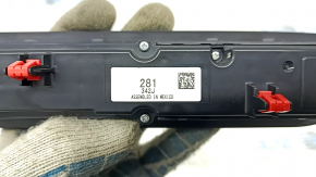 Climate control control 2 row Toyota Sienna 21-25 dark gray