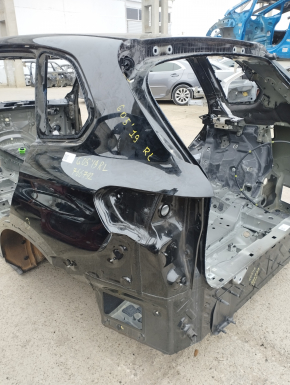 Quarter wing rear left BMW X5 G05 19-23 on the body, black, pokes