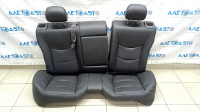 Rear row of seats 2nd row Chevrolet Volt 16- leather black blue stitching, heated