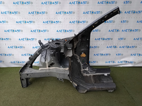 Front right quarter Honda CRV 23- HEV on the body, graphite