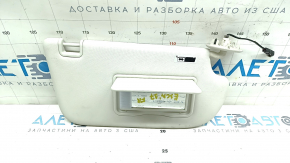 Right visor Ford Escape MK3 13-19 gray, with backlight