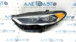 Front left headlight complete Ford Fusion mk5 17-20 LED, with DRL, with block, sand, for polishing