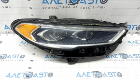 Front right headlight complete Ford Fusion mk5 17-20 LED, with DRL, sand