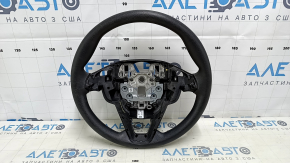 Naked steering wheel Ford Edge 15-18 rubber black, worn