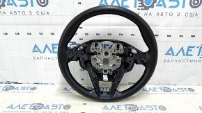 Naked steering wheel Ford Edge 15-18 black rubber, scratches, bumps