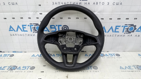 Naked steering wheel Ford Focus mk3 15-18 rest, black rubber, scuffs, scratches, needs cleaning