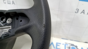 Naked steering wheel Ford Focus mk3 15-18 rest, black rubber, scuffs, scratches, needs cleaning