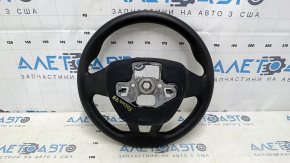 Naked steering wheel Ford Focus mk3 15-18 rest, black rubber, scuffs, scratches, needs cleaning