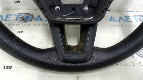 Naked steering wheel Ford Focus mk3 15-18 rest, black rubber, scuffs, scratches, needs cleaning