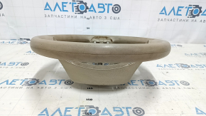 Naked steering wheel Nissan Altima 13-15 beige rubber, scratches, worn, needs cleaning