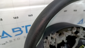 Naked steering wheel Nissan Rogue 14-16 rubber black, scratches, broken mount