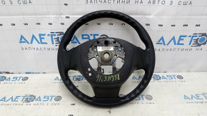 Naked steering wheel Nissan Rogue 14-16 rubber black, scratches, broken mount