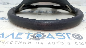 Naked steering wheel Nissan Pathfinder 13-16 rubber, black, for cleaning