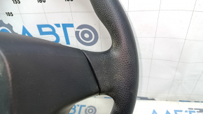 Naked steering wheel Nissan Pathfinder 13-16 rubber, black, for cleaning