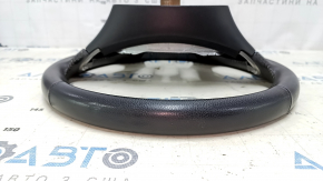 Naked steering wheel Nissan Pathfinder 13-16 leather black, scuffs, bumps