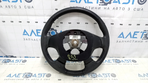 Naked steering wheel Nissan Pathfinder 13-16 leather black, scuffs, bumps