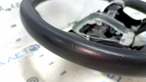 Naked steering wheel Nissan Pathfinder 13-16 leather black, scuffs, bumps