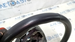 Naked steering wheel Nissan Pathfinder 13-16 leather black, scuffs, bumps