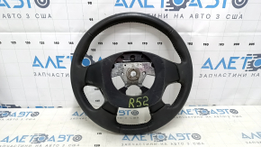 Naked steering wheel Nissan Pathfinder 13-17 leather black, heated, for dry cleaning, scratches