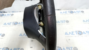 Naked steering wheel Nissan Pathfinder 13-17 leather black, heated, for dry cleaning, scratches