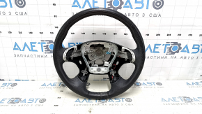 Naked steering wheel Nissan Pathfinder 13-17 leather black, heated, dry-cleanable, scratches