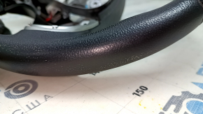 Naked steering wheel Nissan Pathfinder 13-17 leather black, heated, dry-cleanable, scratches