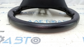 Naked steering wheel Nissan Versa Note 13-19 leather black, scratches