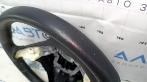 Naked steering wheel Nissan Sentra 20-23 leather black with heating, scratches, needs cleaning, bumps