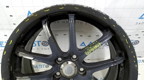 Set of wheels R17x7,5J Subaru Impreza WRX GH 09-10 4pcs, with cap, painted, curb, missing bolt
