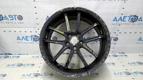 Set of wheels R17x7,5J Subaru Impreza WRX GH 09-10 4pcs, with cap, painted, curb, missing bolt