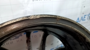 Set of wheels R17x7,5J Subaru Impreza WRX GH 09-10 4pcs, with cap, painted, curb, missing bolt