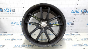 Set of wheels R17x7,5J Subaru Impreza WRX GH 09-10 4pcs, with cap, painted, curb, missing bolt