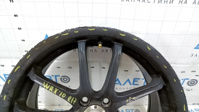 Set of wheels R17x7,5J Subaru Impreza WRX GH 09-10 4pcs, with cap, painted, curb, missing bolt