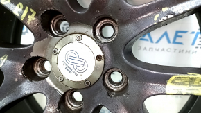 Set of wheels R17x7,5J Subaru Impreza WRX GH 09-10 4pcs, with cap, painted, curb, missing bolt