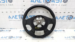 Naked steering wheel Nissan Pathfinder 13-17 leather black, heated, for dry cleaning, scratches, scuffs