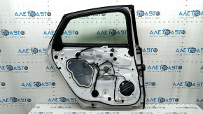 Door assembly rear left Ford Fusion mk5 13-17 keyless, white YZ, bumps, web and scratches on the trim