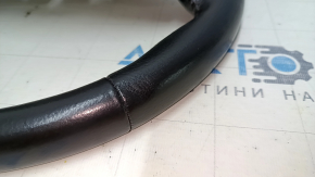 Naked steering wheel Nissan Leaf 13-17 leather black with heating, scratches, worn, dents
