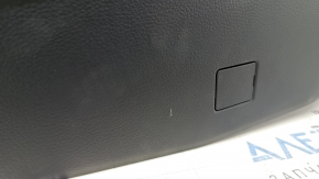 Central console armrest and cup holders Audi Q5 80A 18- black, black armrest, with wood trim