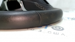 Steering wheel naked Infiniti QX50 19-20 leather black, no buttons, worn, scratches